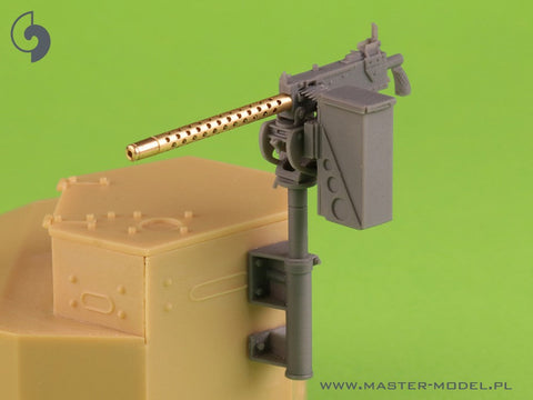 マスター GM-35-087 1/35 ブローニング M1919 A4 .30 cal (7,62mm) - 対空M20 マウント (M3 スチュアート) or D7431 cradle (M3スカウトカー用)
