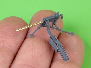 マスター GM-35-088 1/35 ブローニング M1919 A4 .30口径 (7,62mm) - M2トライポッドのマシンガン (M1弾薬箱付き)