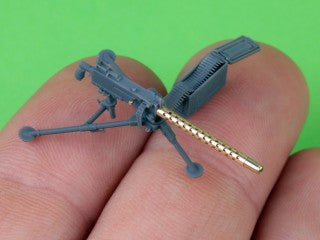 マスター GM-35-088 1/35 ブローニング M1919 A4 .30口径 (7,62mm) - M2トライポッドのマシンガン (M1弾薬箱付き)