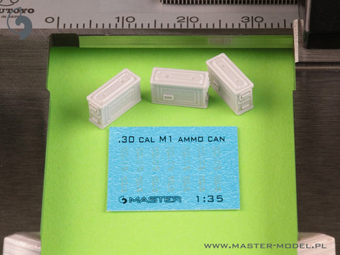 マスター GM-35-091 1/35 M1 弾薬缶 ブローニング M1919 用(6 ピース) - クローズ