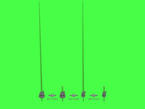 マスター GM-72-018 1/72 WWII ドイツ 2mロッドアンテナ Fu 5無線機用(１本)