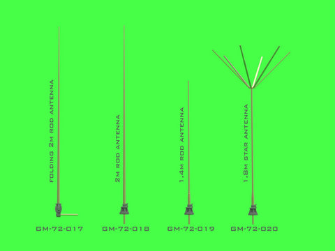 マスター GM-72-019 1/72 WWII ドイツ 1.4mロッドアンテナ Fu 7無線機用(１本)