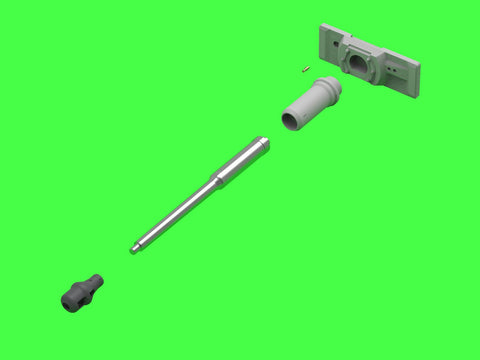 マスター GM-72-021 1/72 WWII タイガーI 初期型マズルブレーキ 88mm KwK36 L/56 金属砲身・MG-34銃身