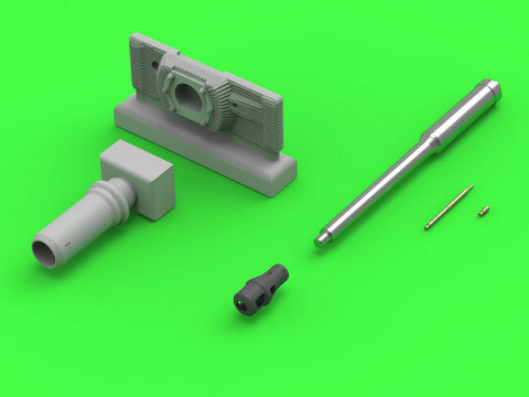 マスター GM-72-022 1/72 WWII タイガーI 後期型マズルブレーキ 88mm KwK36 L/56 金属砲身・MG-34銃身