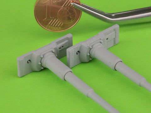 マスター GM-72-022 1/72 WWII タイガーI 後期型マズルブレーキ 88mm KwK36 L/56 金属砲身・MG-34銃身