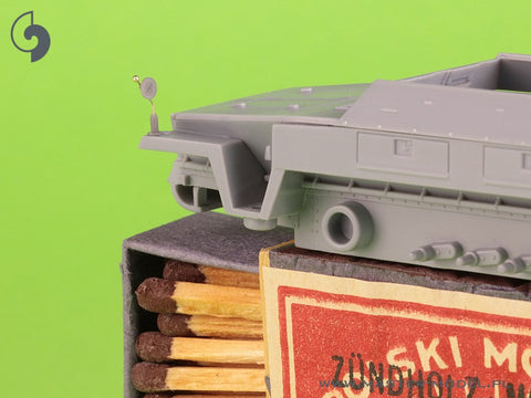 マスター GM-72-043 1/72 ドイツ車両の車幅表示器 (Sd.Kfz. 221, 222, 223, 231, 232, 233, 234, 247, 250, 251, 263用) - ４個セット
