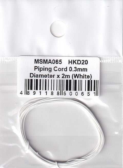 MSMクリエイション MSMA065 配管コード直径0.3mm×2m（ホワイト）