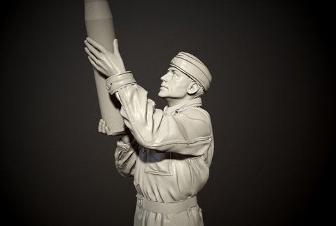 パンツァーアート FI35-104 1/35 武装親衛隊 弾薬を装填する戦車兵 No1