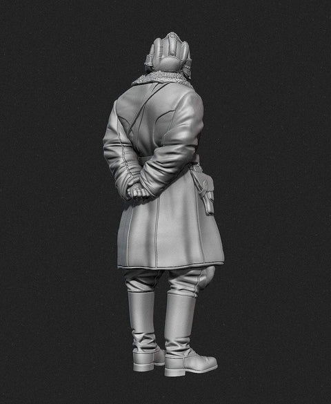 パンツァーアート FI35-128 1/35 シープスキンコートを着たソビエト戦車 司令官 No1