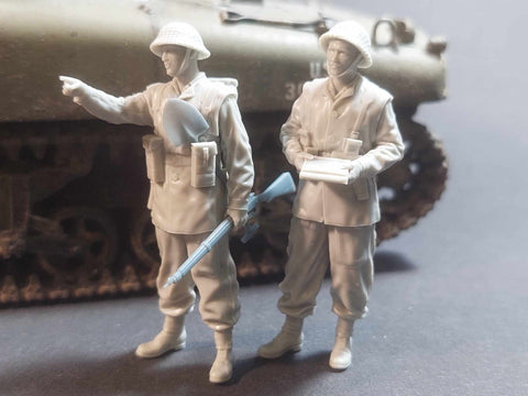 パンツァーアート FI35-204 1/35 イギリス歩兵 ノルマンディーセット