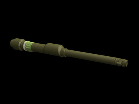 パンツァーアート GB35-004 1/35 レオパルト2A4 主力戦車用(Rh-M 120)砲身(汎用)