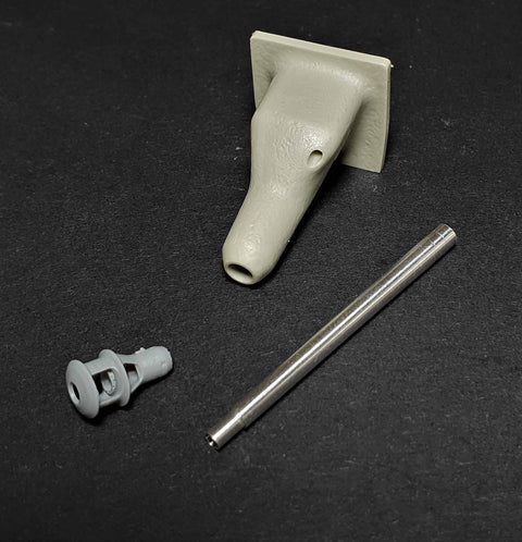 パンツァーアート GB35-070 1/35 III号突撃砲G型(KwK40)砲身(最後期型マズルブレーキ)・ザウコップ MG防楯(汎用)