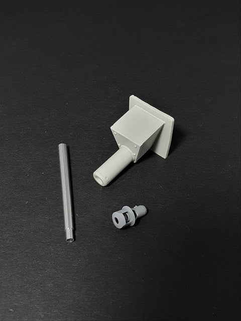 パンツァーアート GB35-083 1/35 III号突撃砲G型(KwK40) 砲身 (中期型 マズルブレーキ)・溶接防楯(汎用)