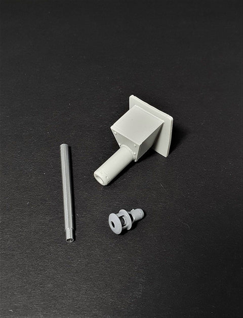 パンツァーアート GB35-084 1/35 III号突撃砲G型(KwK40)砲身(最後期型マズルブレーキ)・溶接防楯(汎用)