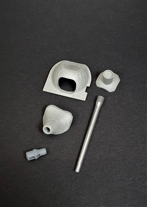 パンツァーアート GB35-091 1/35 IV号駆逐戦車 L/48 Pak 39戦車砲(ダブルバッフル マズルブレーキ) 初期型・防楯(汎用)