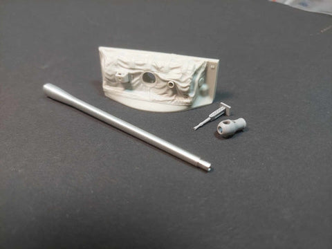 パンツァーアート GB35-130 1/35 A34 コメット 77mm OQF砲身 (WWII)・キャンバス付き防盾(汎用)