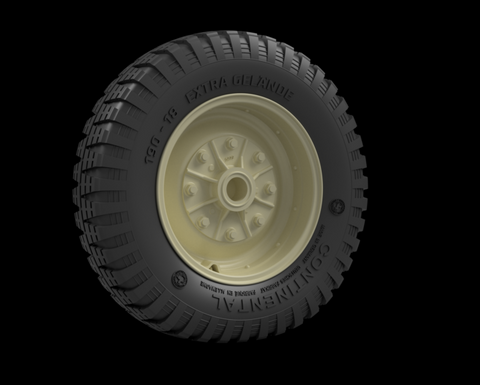 パンツァーアート RE16-001 1/16 Sd.Kfz 251D ロードホイール スペア付き (ゲレンデ)