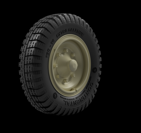 パンツァーアート RE16-001 1/16 Sd.Kfz 251D ロードホイール スペア付き (ゲレンデ)