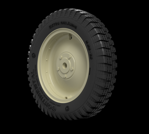 パンツァーアート RE16-003 1/16 Sd.Kfz 250 ロードホイール スペア付き (ゲレンデ)