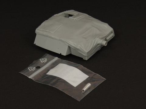 パンツァーアート RE35-290 1/35 III号突撃砲B型 戦闘室天板 キャンバスカバー(タミヤ用)