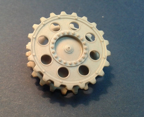 パンツァーアート RE35-370 1/35 III号戦車 ダメージ ドライブスプロケットホイール(初期型)