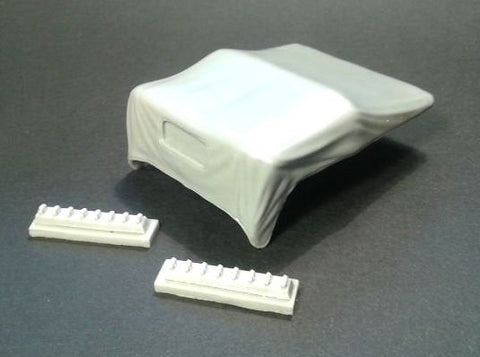 パンツァーアート RE35-377 1/35 シュビムワーゲン キャンバス・カバーセット(展開状態)