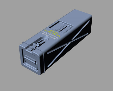 パンツァーアート RE35-413 1/35 WWIIドイツ 5cm 対戦車砲/KwK38(L/42) 弾薬箱セット(12個入り)