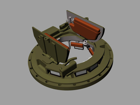 パンツァーアート RE35-659 1/35 ブリティッシュ “シャーマン” 戦車用 MK2 コマンダーキューポラ