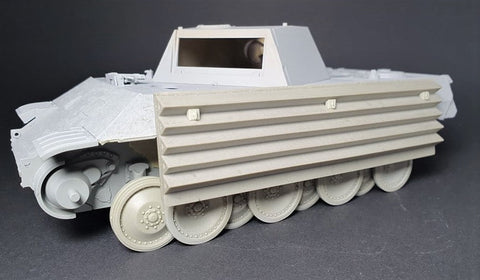 パンツァーアート RE35-686 1/35 パンサー A 戦車 木製 サパー フットブリッジ
