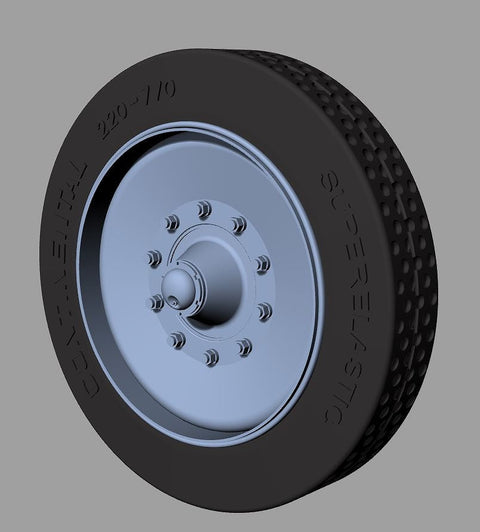 パンツァーアート RE35-695 1/35 Sd.Kfz 8 ソリッドラバーホイール