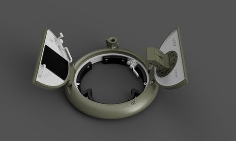 パンツァーアート RE35-759 1/35 シャーマン 75mm コマンダーキューポラ(初期型)