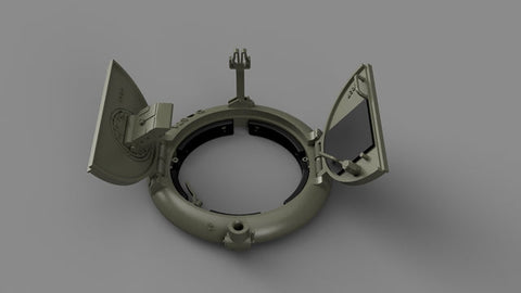 パンツァーアート RE35-762 1/35 シャーマン 75mm コマンダーキューポラ(最終型)