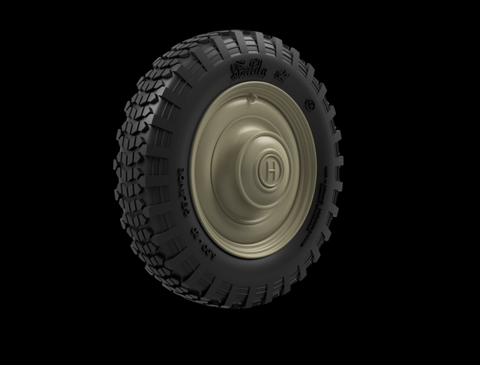 パンツァーアート RE35-829 1/35 ホルヒ V8 タイプ 830R ロードホイール (フルダ)