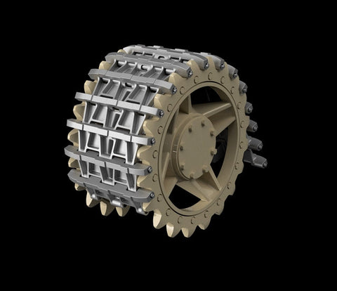 パンツァーアート TR35-017 1/35 E-10駆逐戦車履帯 + ドライブホイール付