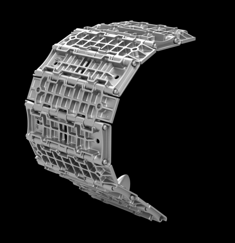 パンツァーアート TR35-040 1/35 T-34 550mm ワッフル 初期パターン 履帯