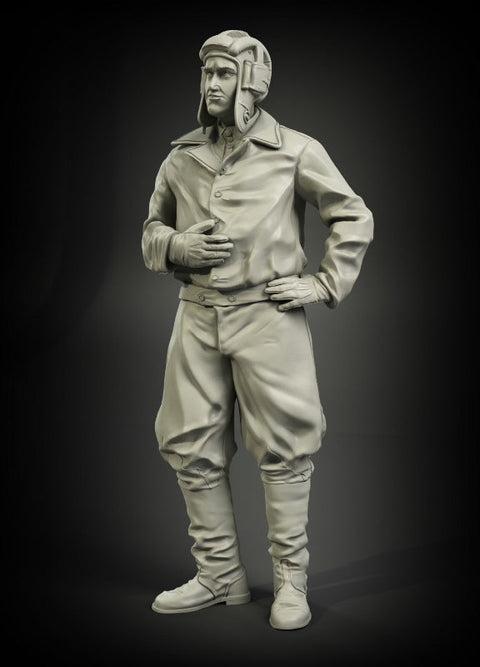 パンツァーアート FI35-011 WWII 1/35 ソビエト戦車兵 レザージャケット