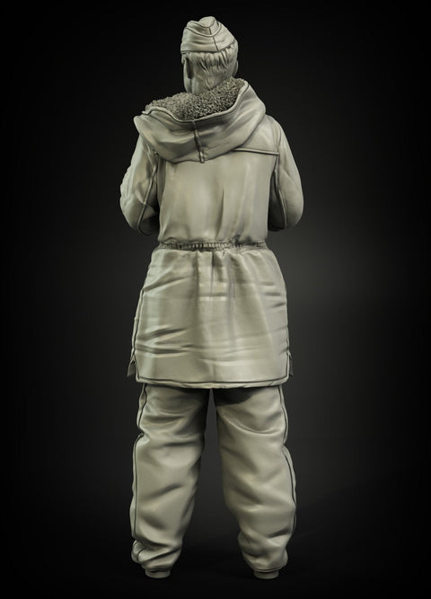 パンツァーアート FI35-067 1/35 武装親衛隊 アノラックスーツ 休息中 No.2