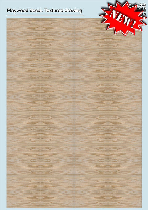 プリントスケール 033-camo 1/48-1/72 合板デカール テクスチャ描画 パート3