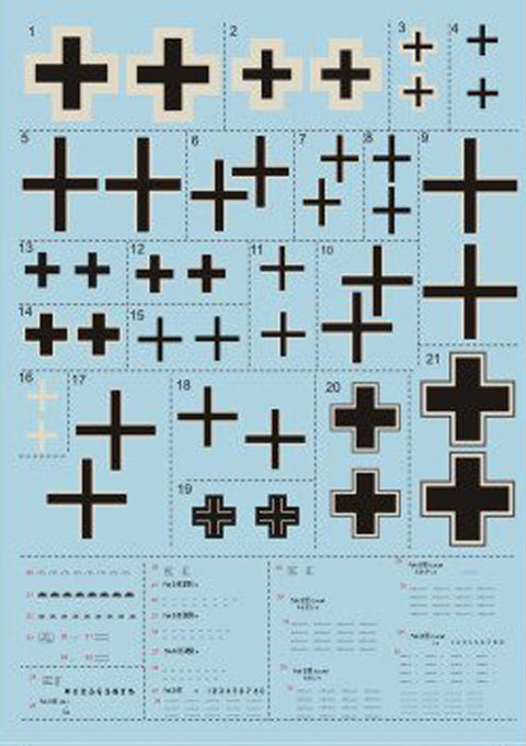 プリントスケール 72-025 1/72 フォッカー DVII Part 2 コンプリートセット