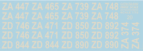 プリントスケール 72-040 1/72 パナビア トルネード