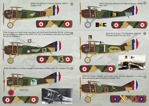プリントスケール 72-046 1/72 Spad VII-XVII