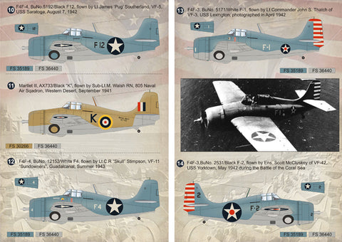 プリントスケール 72-066 1/72 ワイルドキャット・マートレット エース