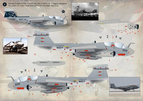 プリントスケール 72-073 1/72 EA-6B プラウラー