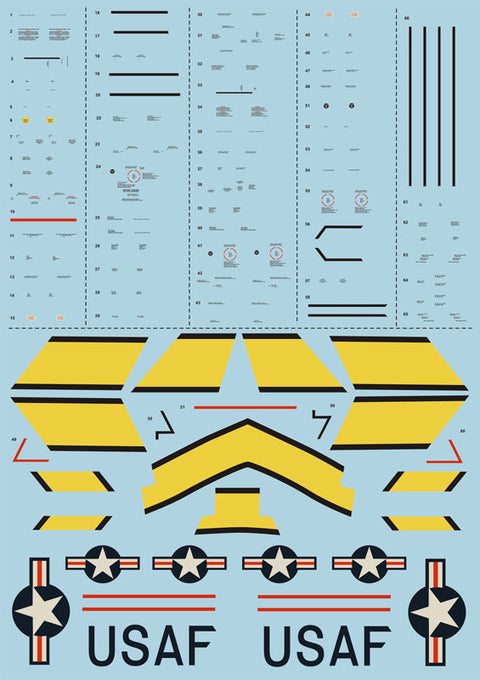 プリントスケール 72-079 1/72 F-86E セイバー コンプリートセット