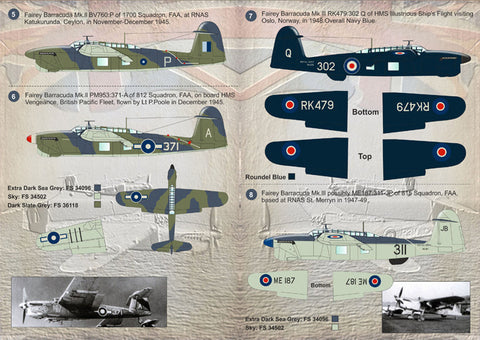 プリントスケール 72-091 1/72 フェアリー バラクーダ