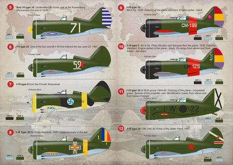 プリントスケール 72-101 1/72 I-16
