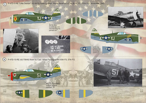 プリントスケール 72-128 1/72 P-47D サンダーボルト レイザーバック エースオーバーヨーロッパ Part1