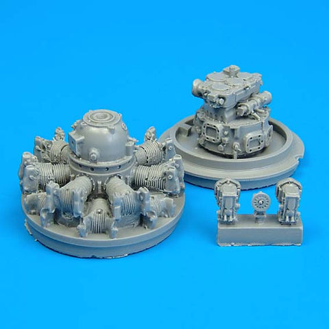 クイックブースト 48013 1/48 F4F-4 ワイルドキャット エンジン(P＆W R1830)（タミヤ用）