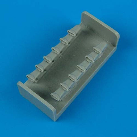 クイックブースト 48191 1/48 スーパーマリン スピットファイア Mk.IX フィッシュテイル排気管（ハセガワ用）