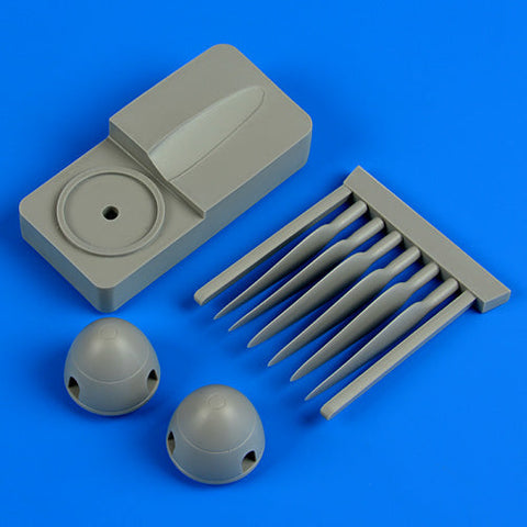 クイックブースト 48594 1/48 メッサーシュミット Me410 プロペラ&スピナー（レベル/PROMODELER用）